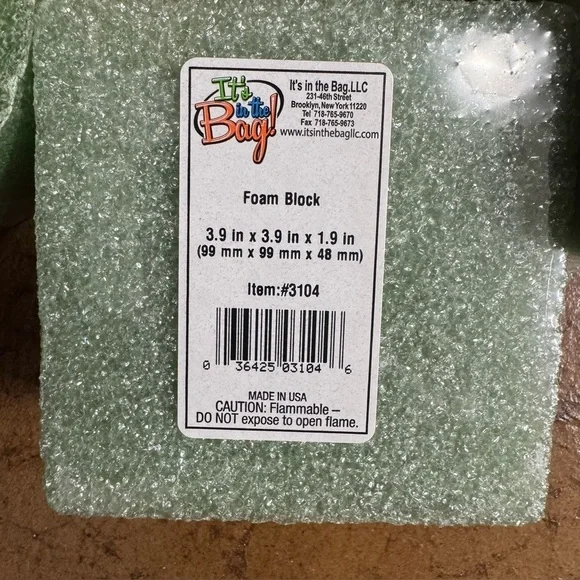 Set Of 6 Floral Foam Pieces - Picture 3 of 5